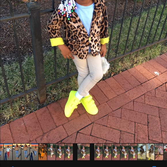 Cheetah kids blazer - Picture 4 of 4